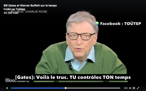 Video de Bill Gates et Warren Buffett sur le temps